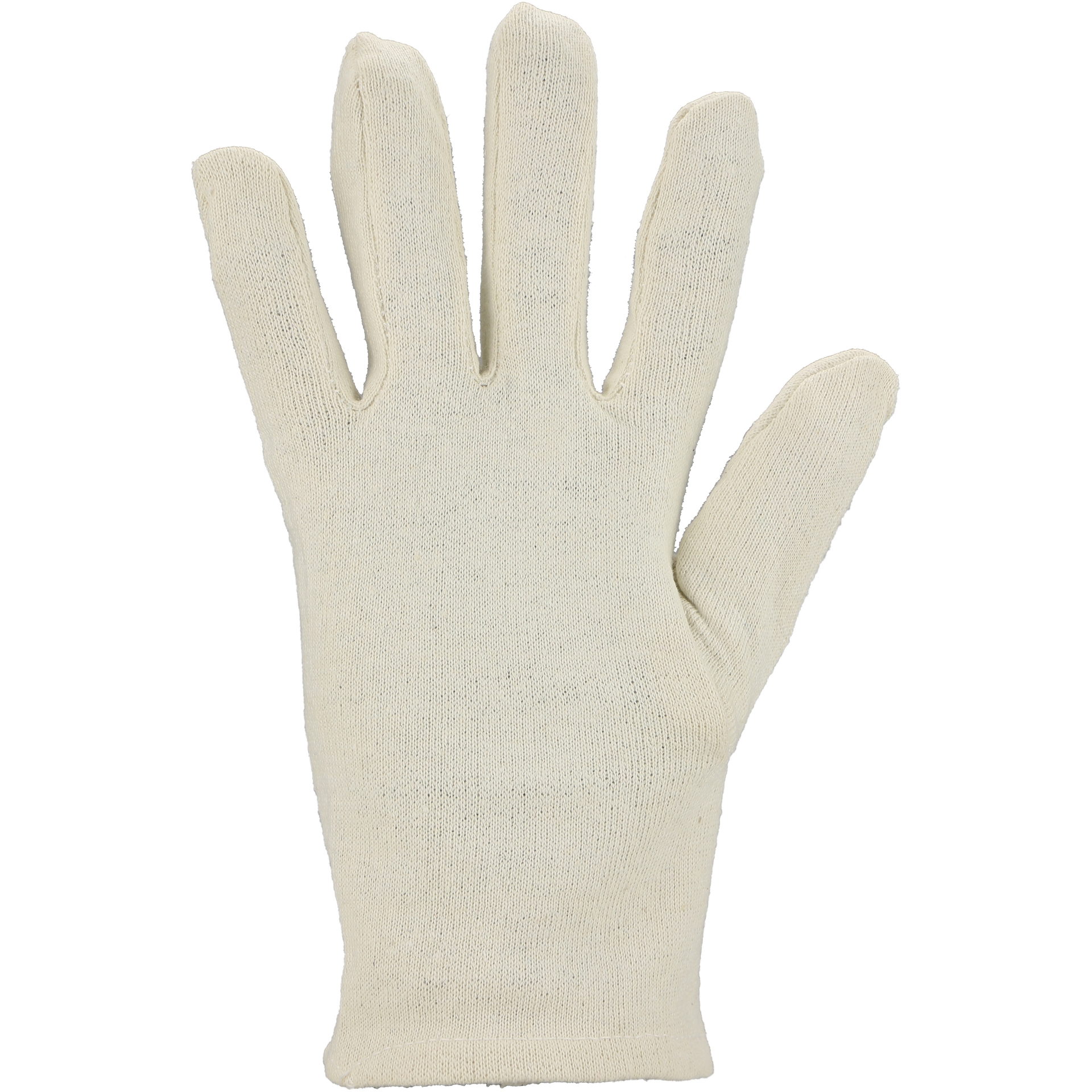 Weiß Asatex BTWS 06 Baumwoll-Trikot-Handschuhe mit Schichteln Größe 6 6